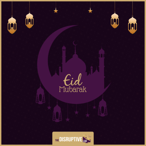 Eid mubarak - social media post